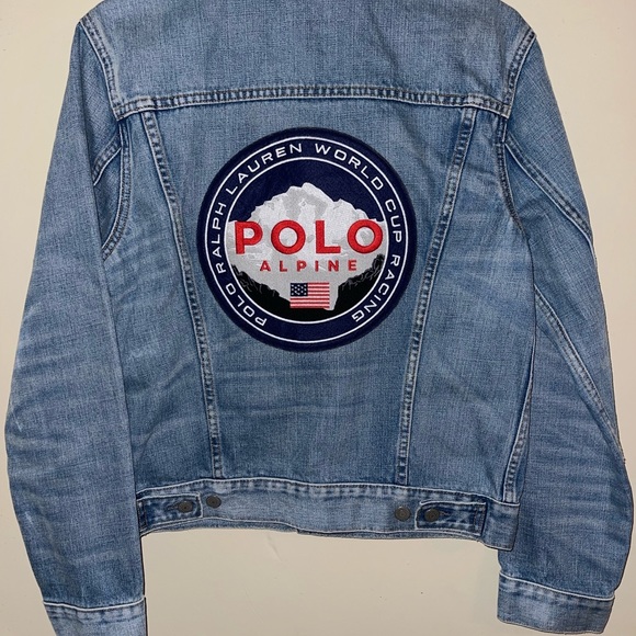 New with tags limited edition Polo Ralph Lauren Alpine denim jacket
